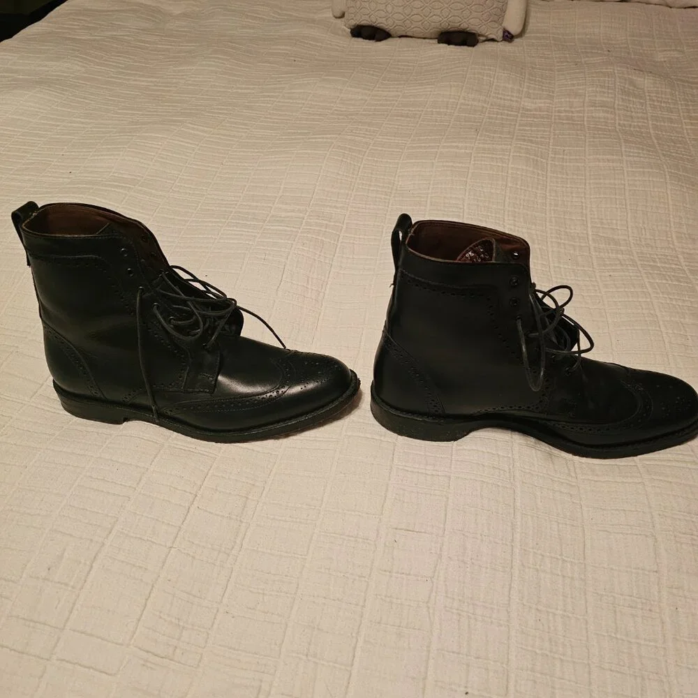 Allen Edmonds Black Dalton Leather Dress Boot